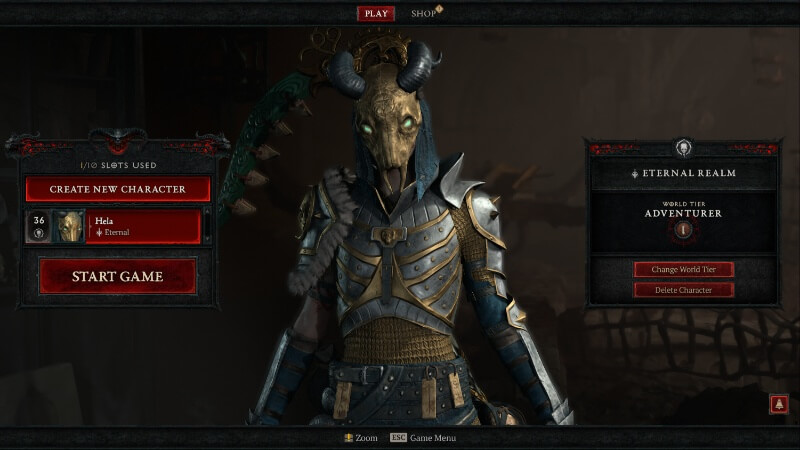 Diablo 4 World Tier change