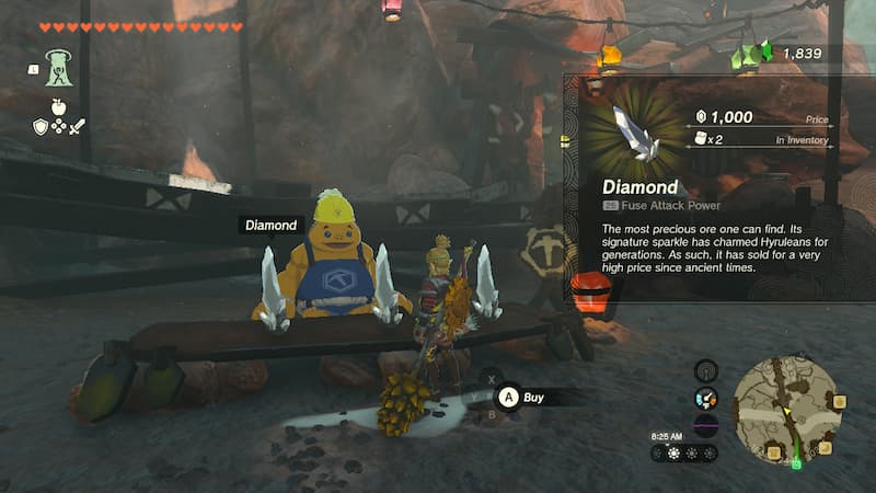 Diamonds Tears of the Kingdom Shop