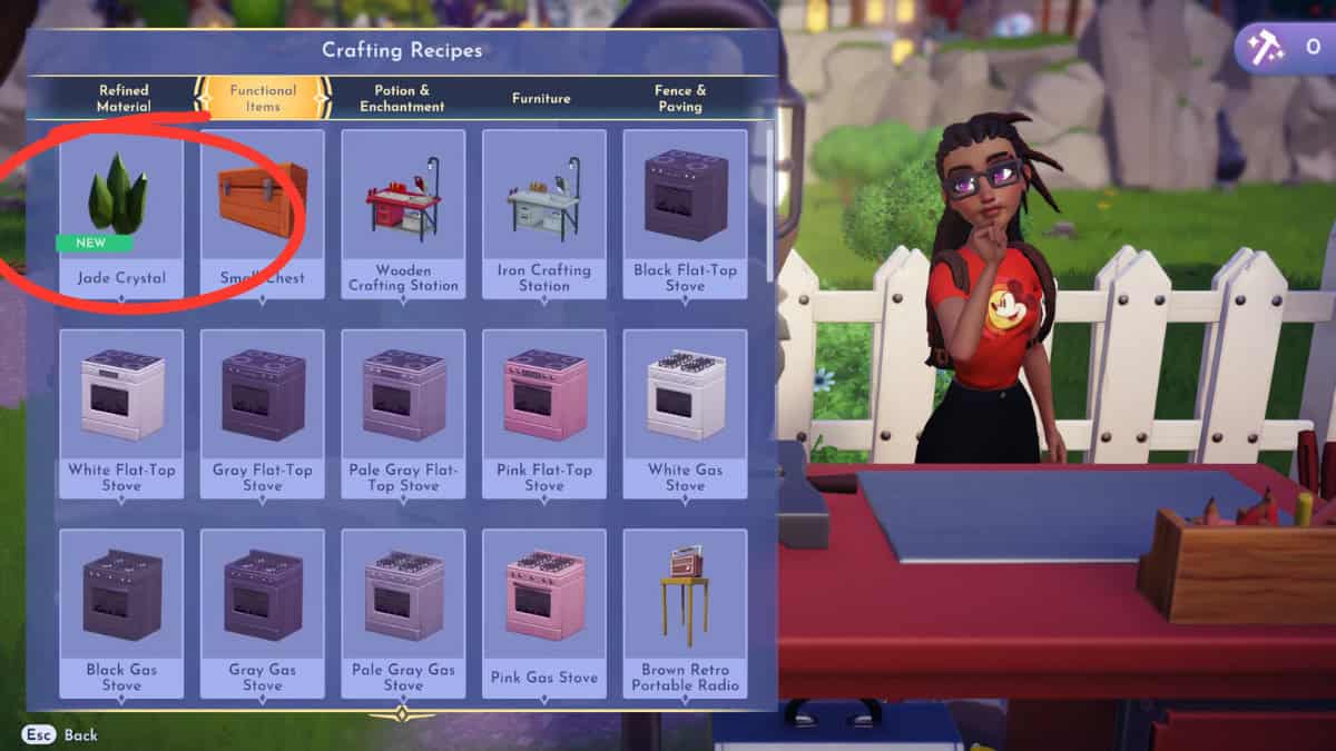 jade crystal crafting recipe