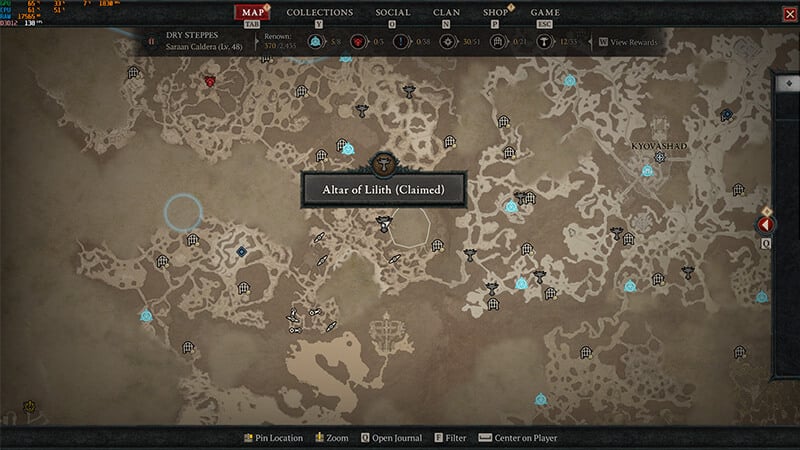 The Bleak Expanse Location