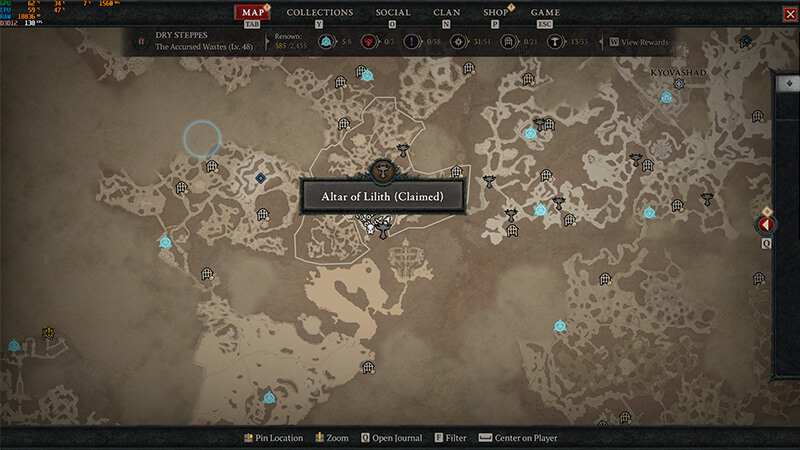 Ruins of Qara-Yisu Location