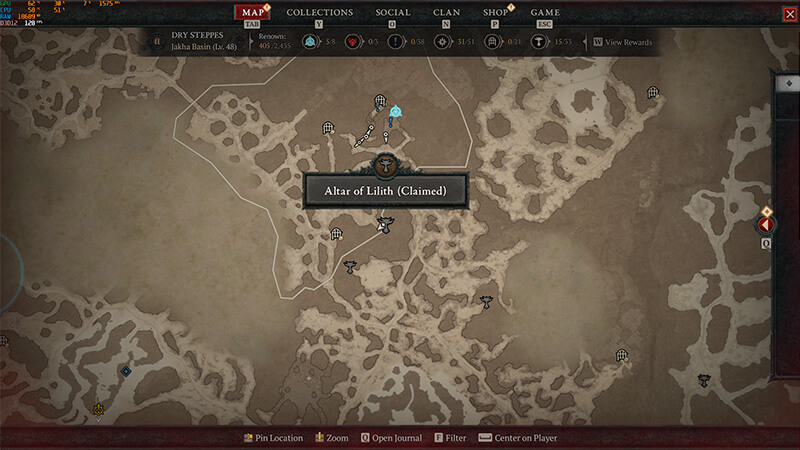 Trail of Bones Altar of Lilith Diablo 4