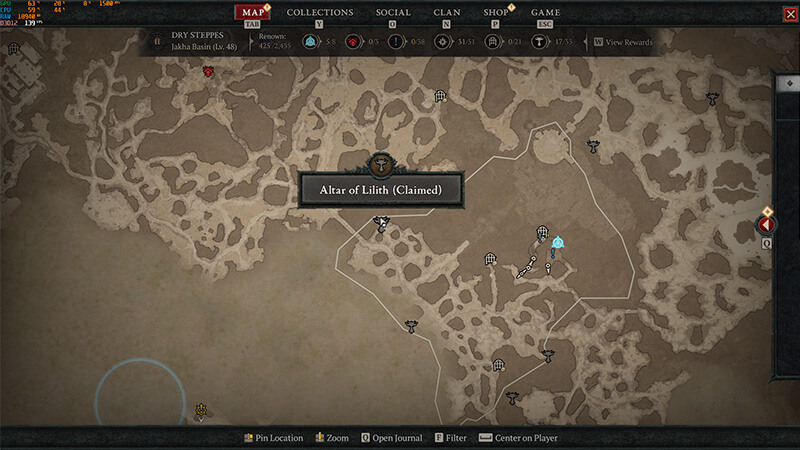 Bloodsoaked Ingress Altar of Lilith Diablo 4