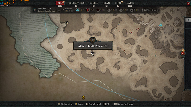 The Wretched Strand Location