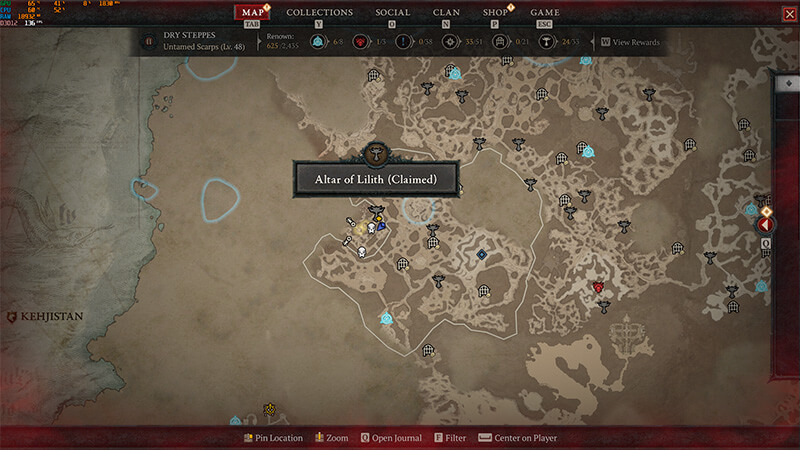 Temple of Rot location