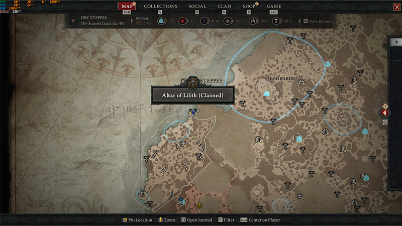 Ragged Shore Location