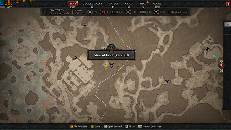 Adherent's Rise Altar of Lilith Diablo 4