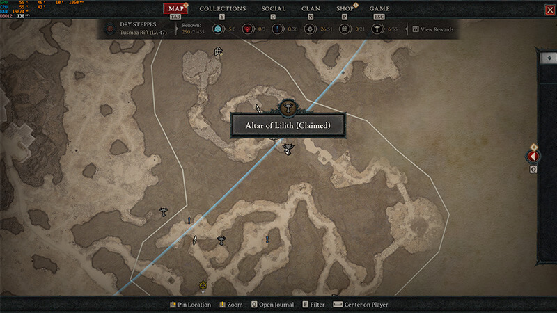 Abahru Canyon Location