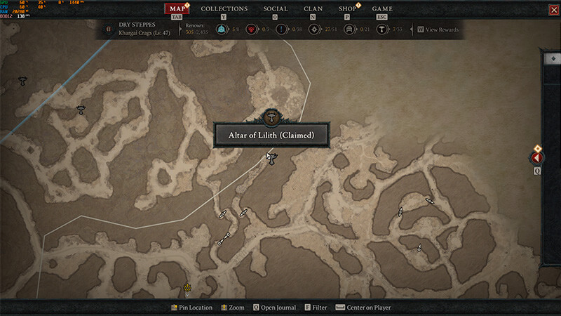 Crown of Fiends Altar of Lilith Diablo 4