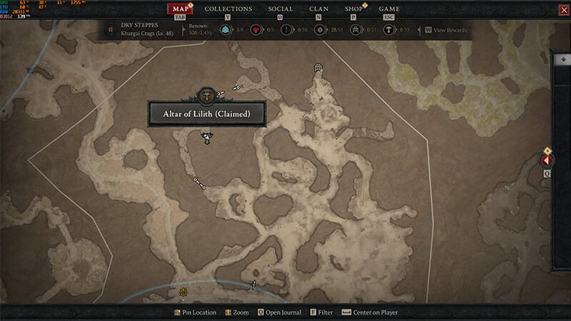 The Hapless Frontier Location