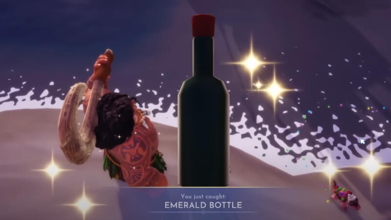 Emerald Bottles in Dreamlight Valley.