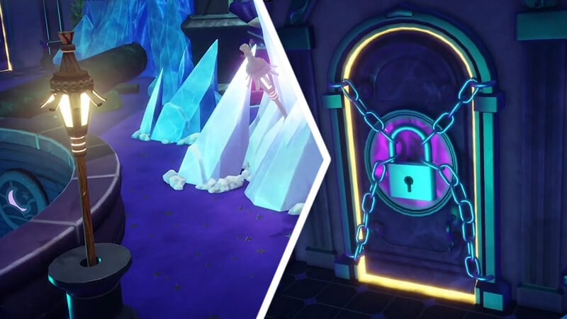 Final Locked Door Puzzle Solution in The Dark Castle in Dreamlight Valley