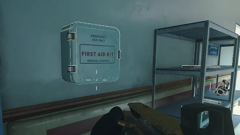 Find Hydrogen Peroxide in DMZ in a First Aid Kit