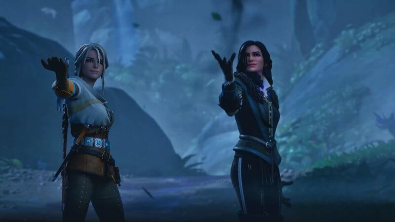 Ciri And Yennefer in Fortnite