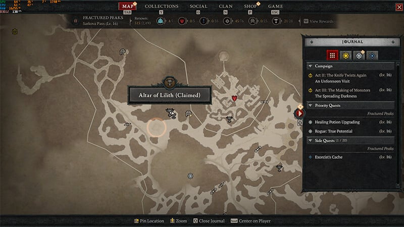 Fractured Peaks Western Ways Altar of Lilith