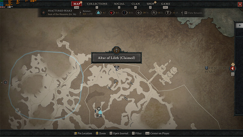 Fractured Peaks Sinner's Pass