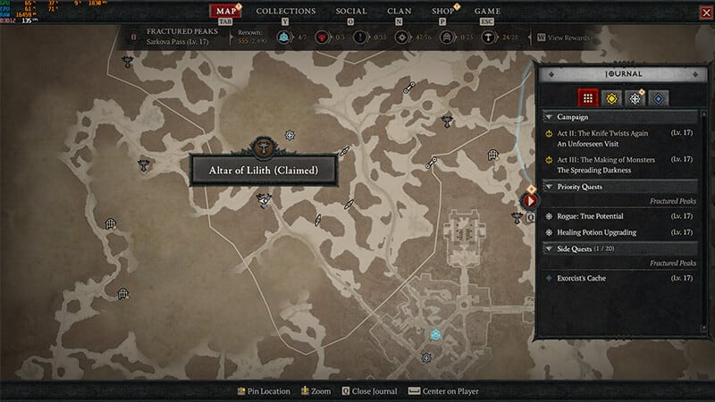 Fractured Peaks Altar Western Ways