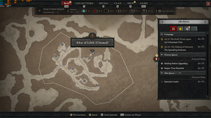 Fractured Peaks Nostrava Stonghold