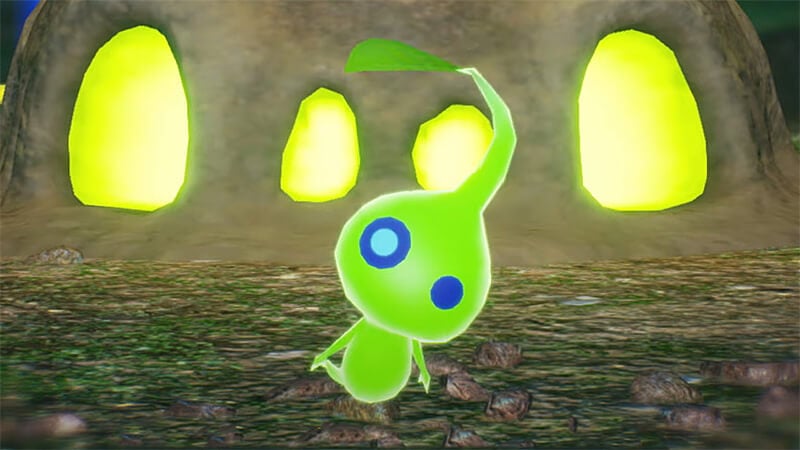 Pikmin 4's newest Pikmin, Glow Pikmin.