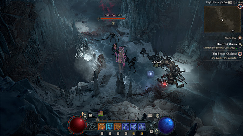 Hoarfrost Demise Gixius Gorethief