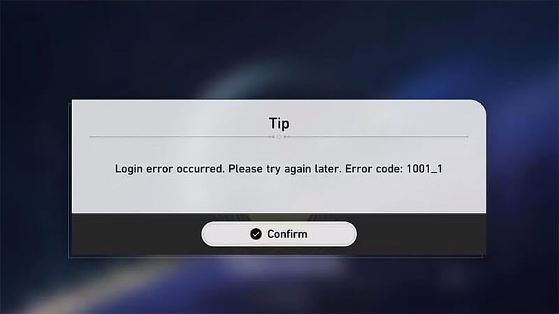 Honkai Star Rail Error 1001_1 Explained