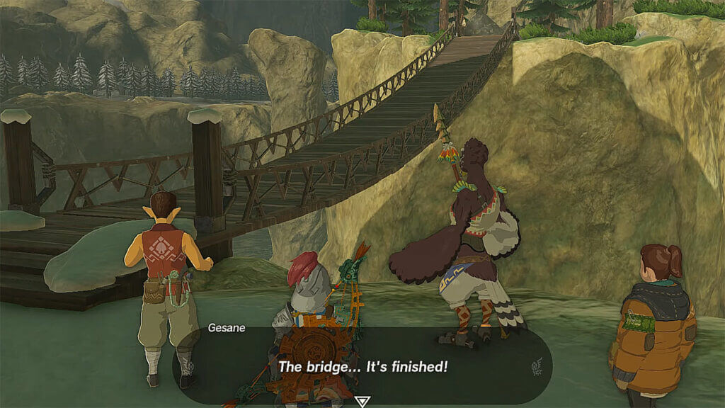 How To Complete the Rito Rope Bridge in Zelda Tears of the Kingdom How To Complete The Rito Rope Bridge in Zelda Tears of the Kingdom