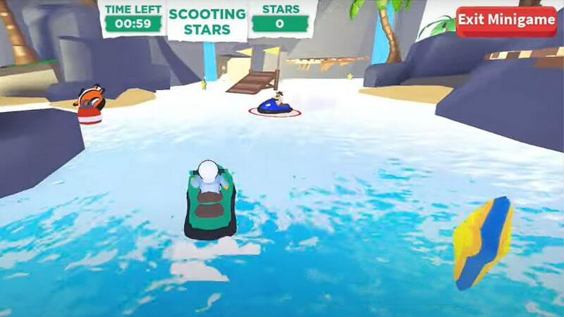 Adopt Me: Collecting Beach Balls from Water Scooter Minigame