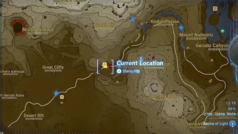 A Picture for the Closed Stable 1 Location