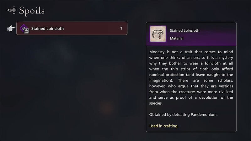 Stained Loincloth in Final Fantasy 16