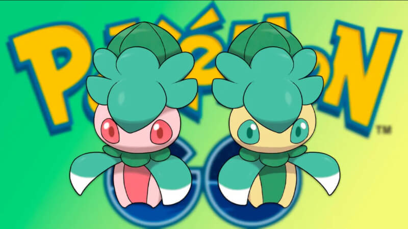 Shiny Fomantis in Pokemon Go