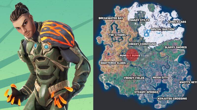Fortnite Cloak Gauntlets Map Location