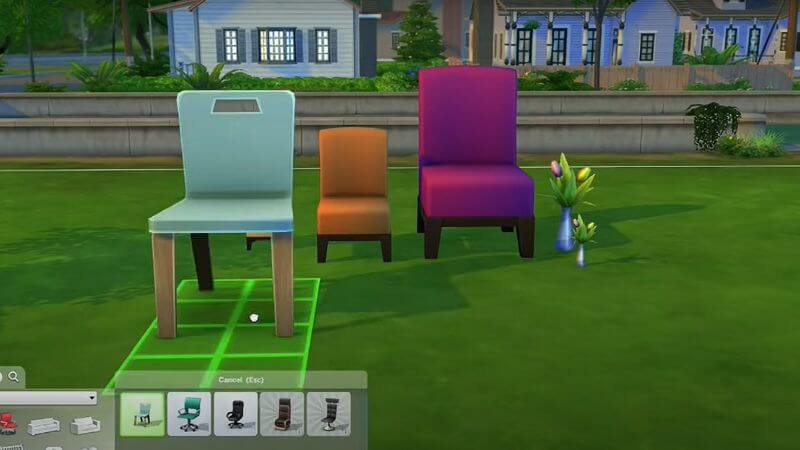 Sims 4: Sizing up Objects