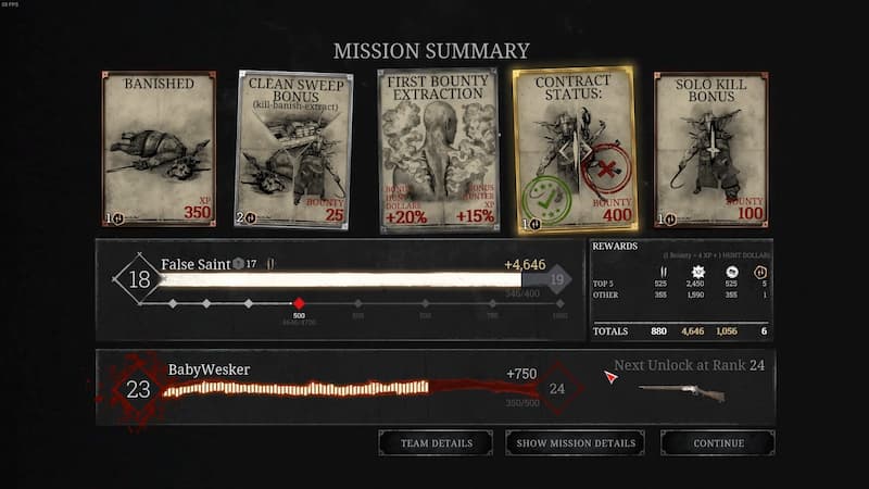 Hunt Showdown Clean Sweep Screen