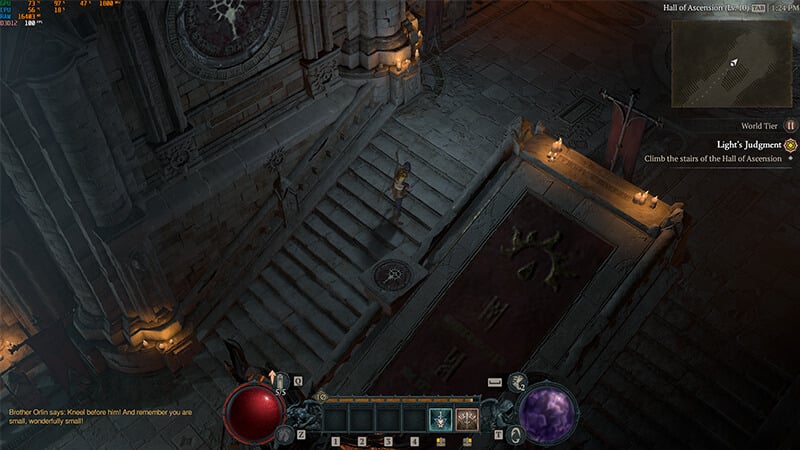 Climb the Stairs in the Hall of Ascension