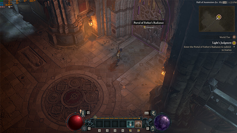 Light's Judgment in Diablo 4 Portal of Father's Radiance