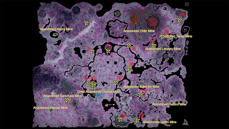Lynel Locations in Depths