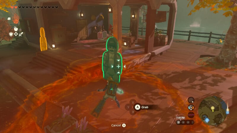 Ultrahand ability Tears of the Kingdom