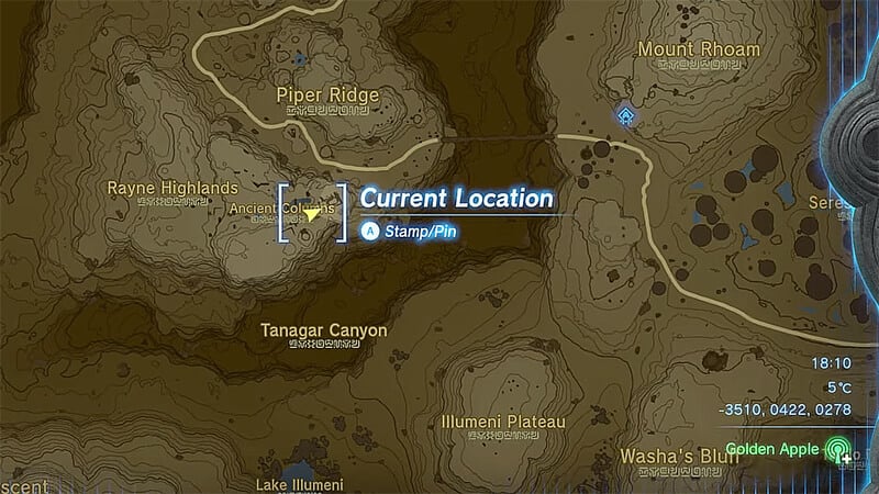 Miskos Treasure of Awakening 1 Location