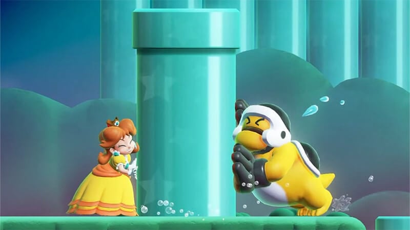 Daisy is now playable in Super Mario Bros Wonder.