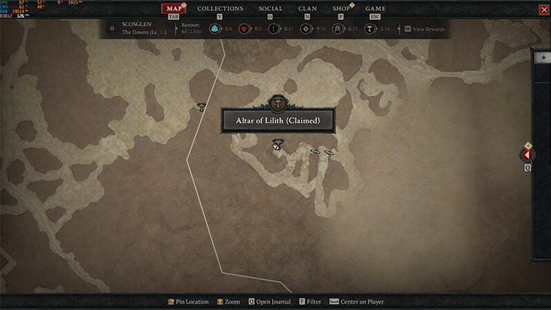 The Downs Wealaf Rise Altar of Lilith