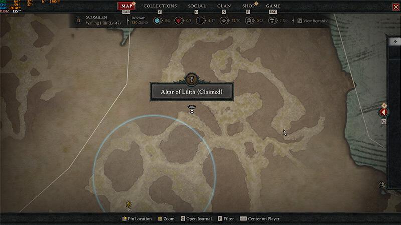 Wailing Hill Ancestor Heights Altar of Lilith