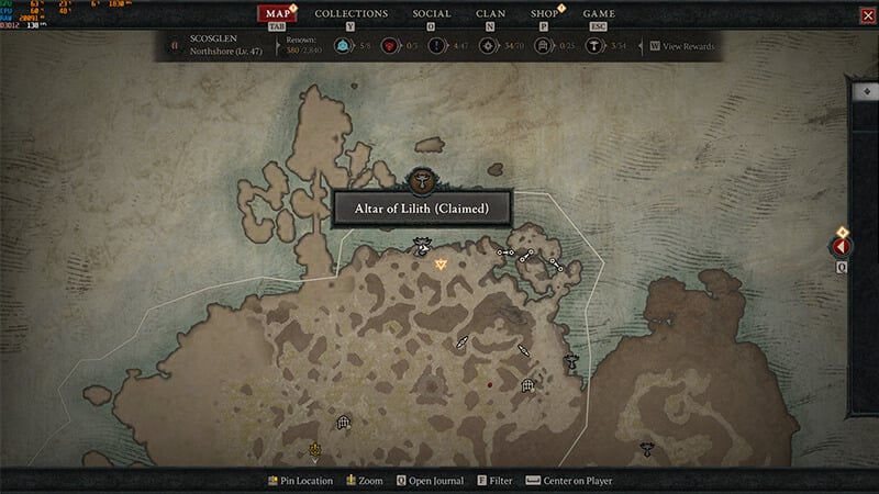 Northshore The Curse Scarps Altar of Lilith