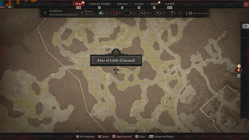 The Emerald Chase Shadow Wood Altar of Lilith