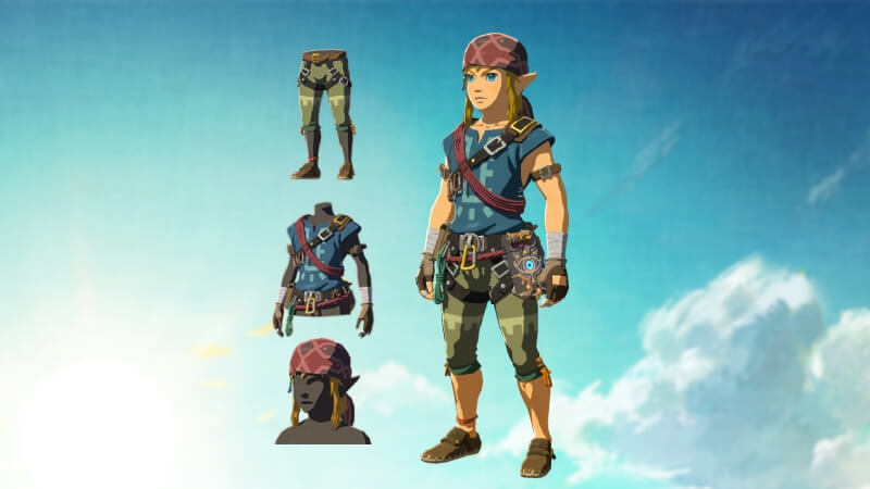 Zelda Tears of the Kingdom Armor Set Climbing