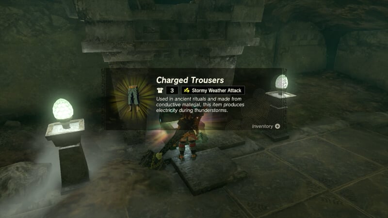 Charged Trousers image in TotK
