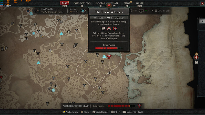 Where is the Tree of Whispers