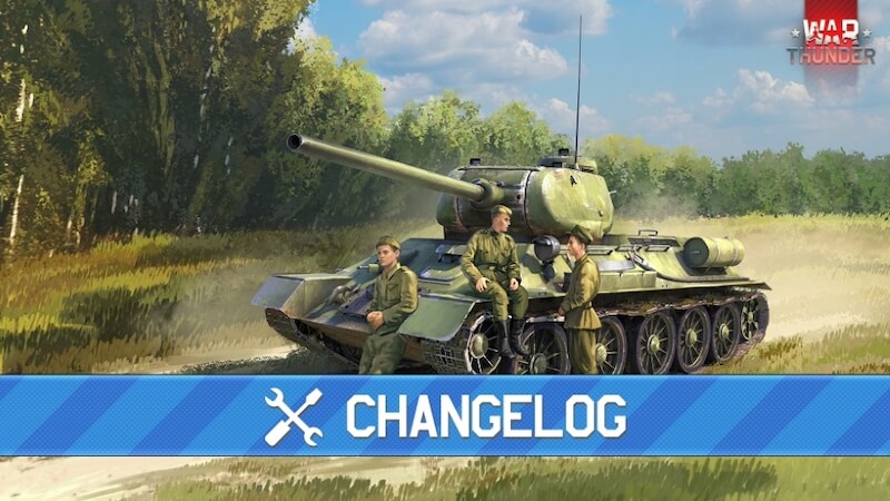 Patch Notes for the War Thunder 2.27.0.29 Update - Changelog for the latest War Thunder update