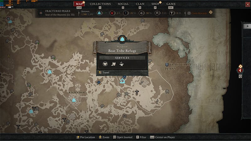 Bear Tribe Refuge Location