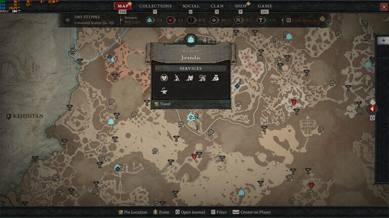 All Waypoint Locations in Diablo 4 - Waypoint Map