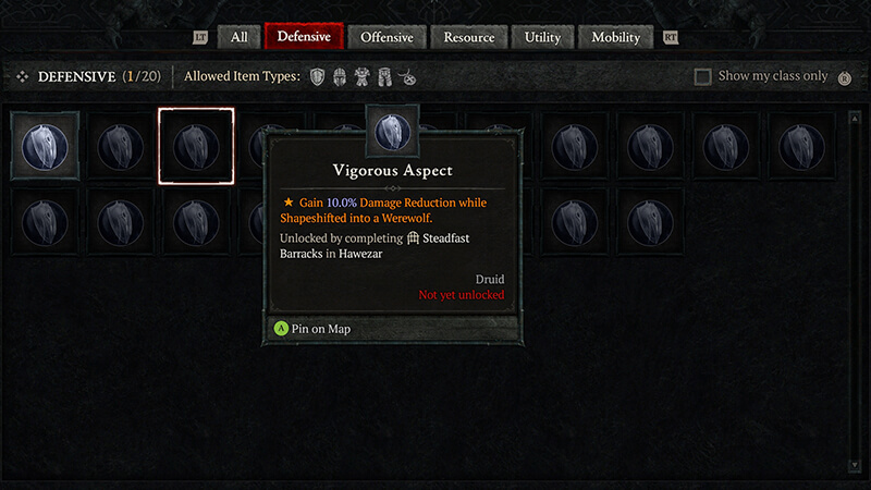 What Is Vigorous Aspect in Diablo 4?